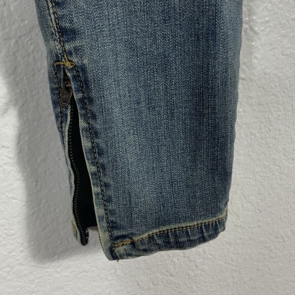 one teaspoon freebird II low waist short rise fitted leg zippered leg Size 26 - Picture 4 of 14